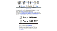 Desktop Screenshot of fonts.tom7.com